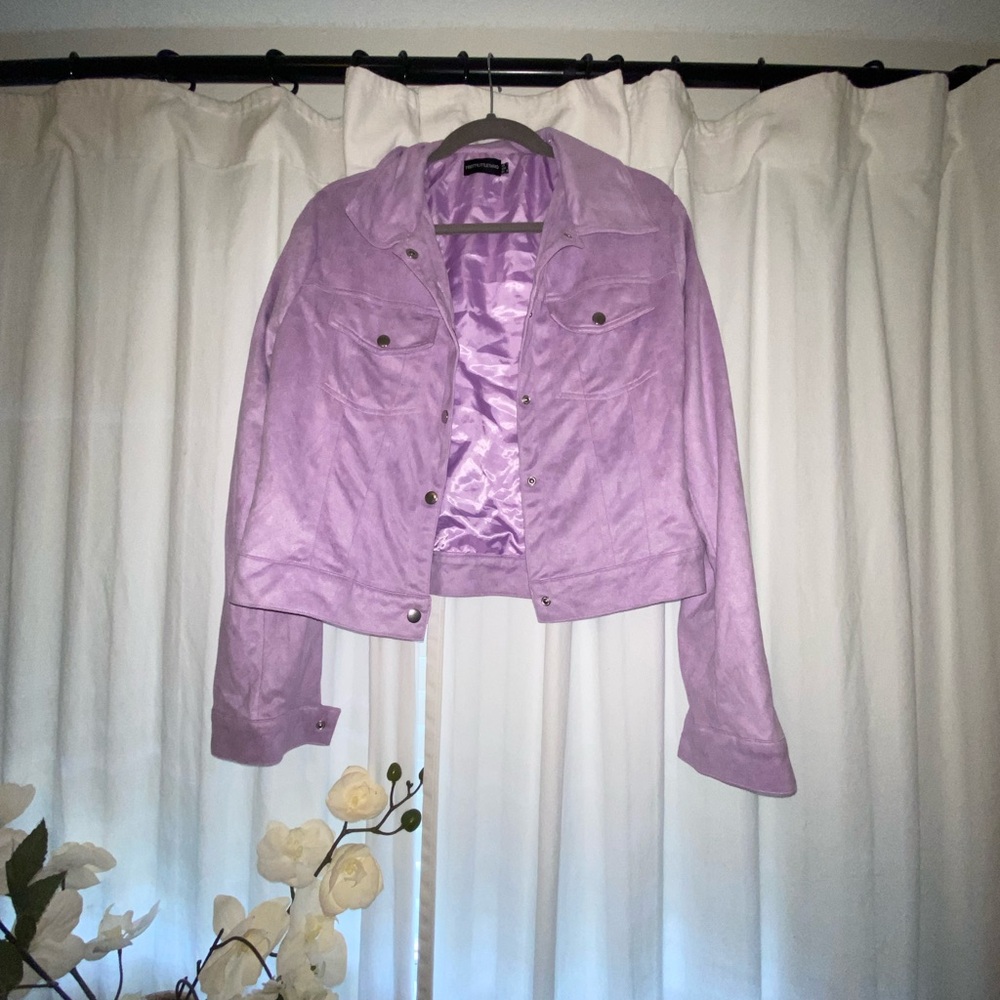 Lilac / lavender / purple jacket